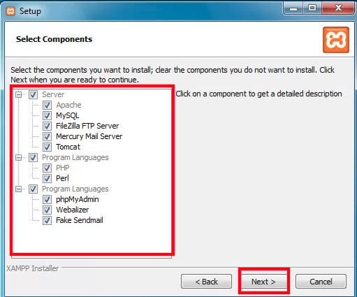 Select Components Create A New WordPress Theme