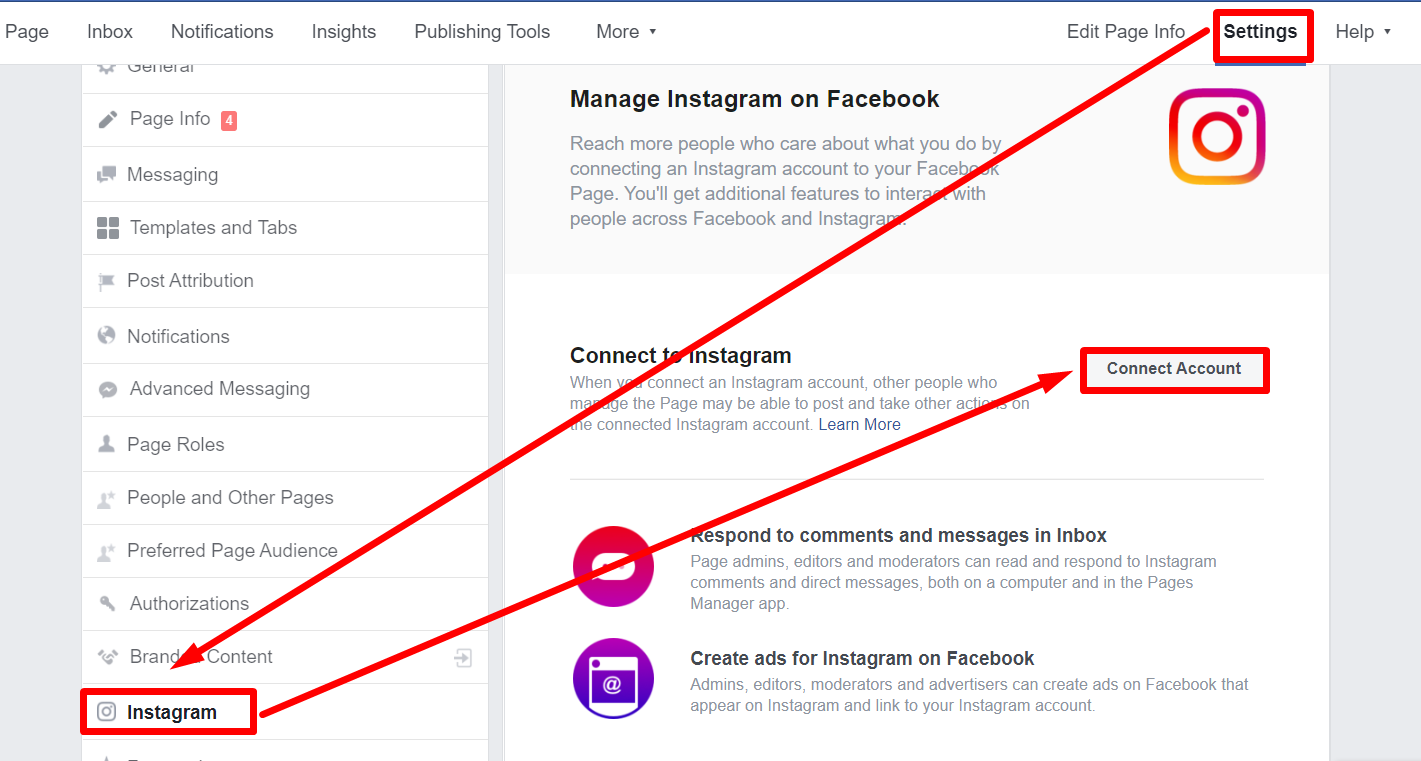 Facebook Business Page Integration