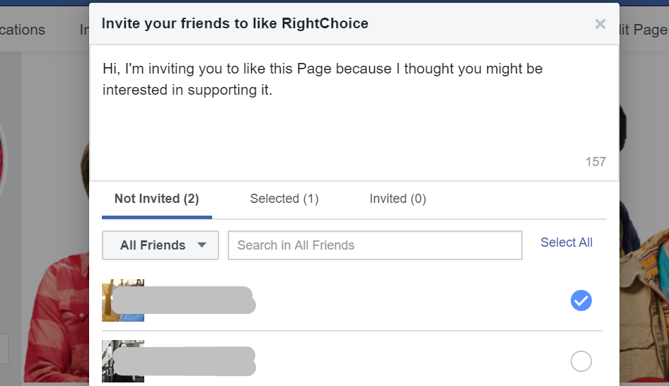 Facebook Business Page views