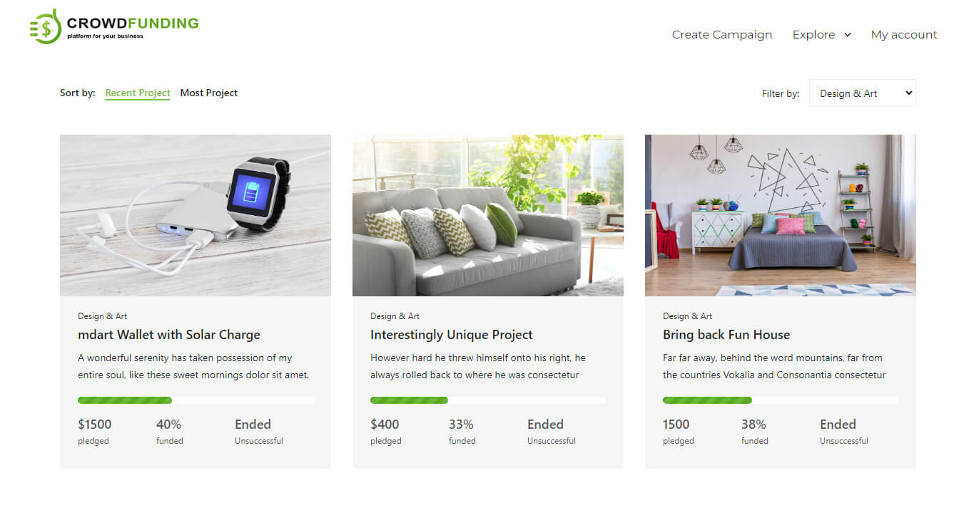 crowdfunding platforms example