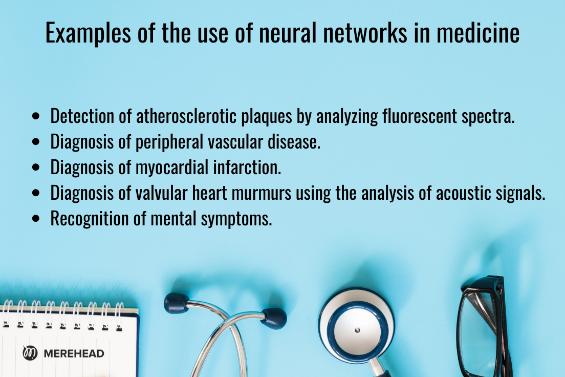 Examples of employing neural networks in health care