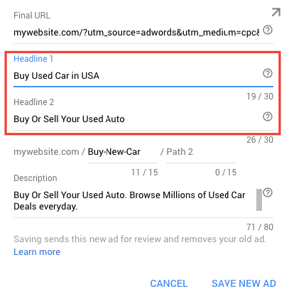 Google Adwords best practices