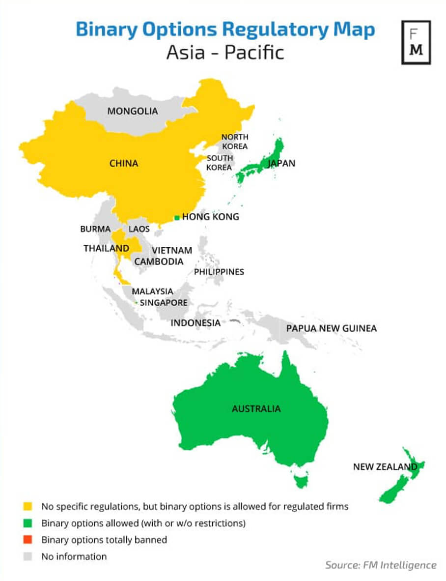 binary regulated map asia