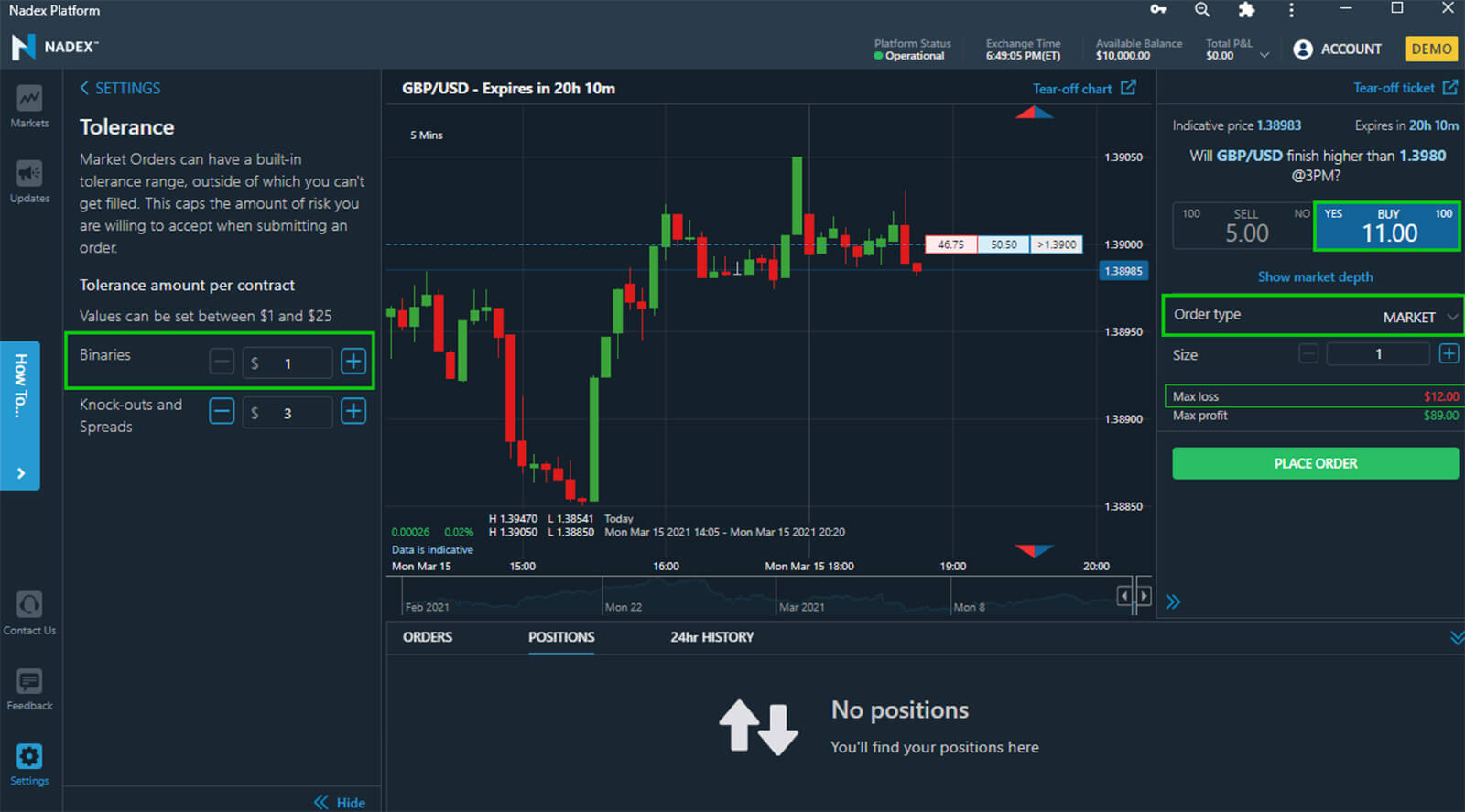 nadex website