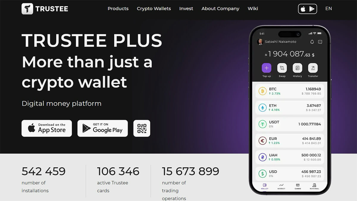 Trustee Plus app