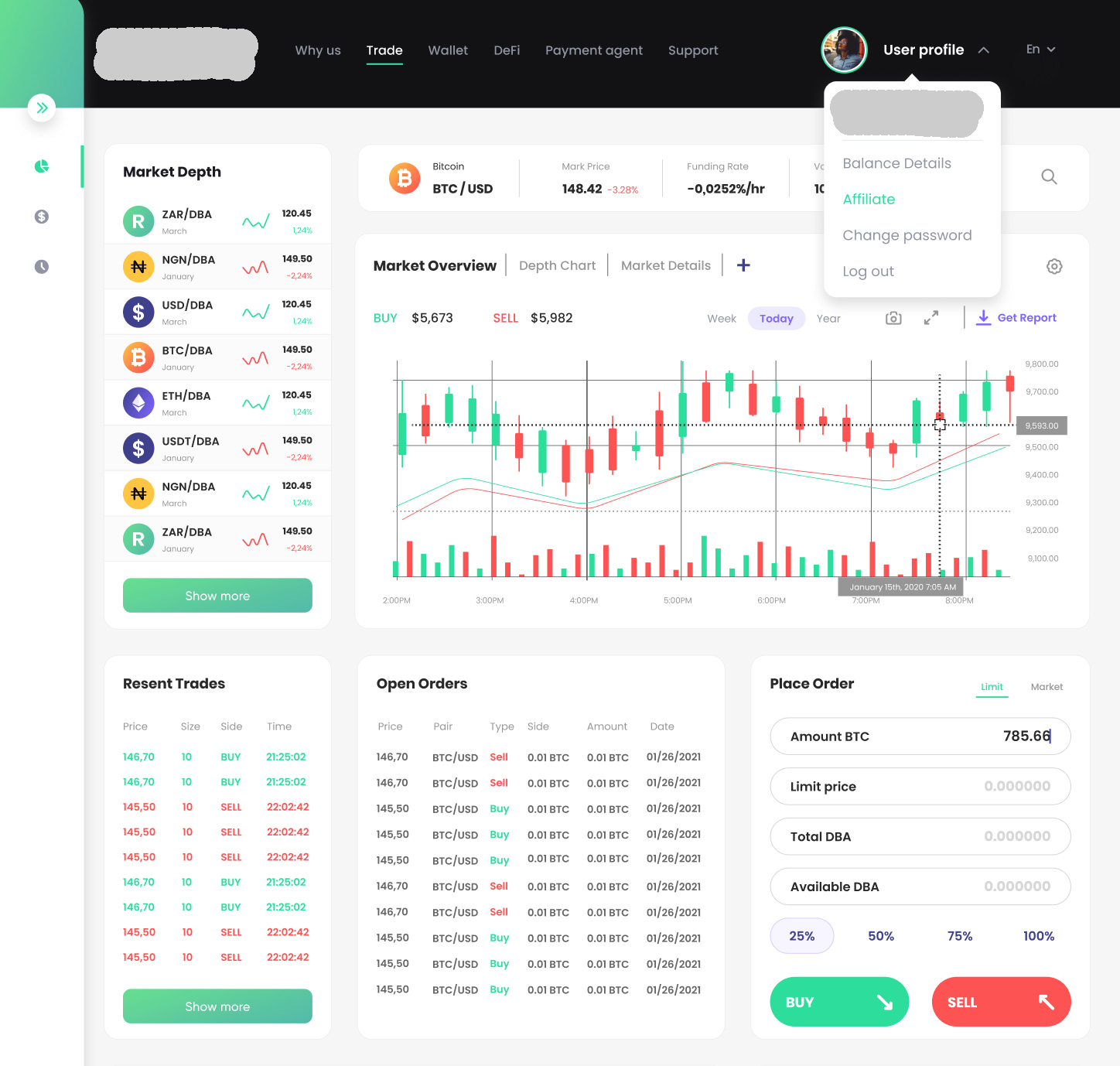 Crypto exchange case