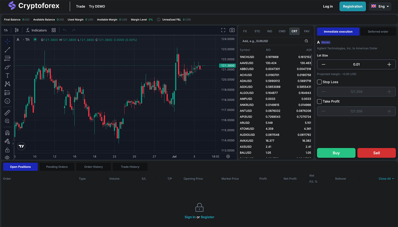 Multi-Asset Trading Platform