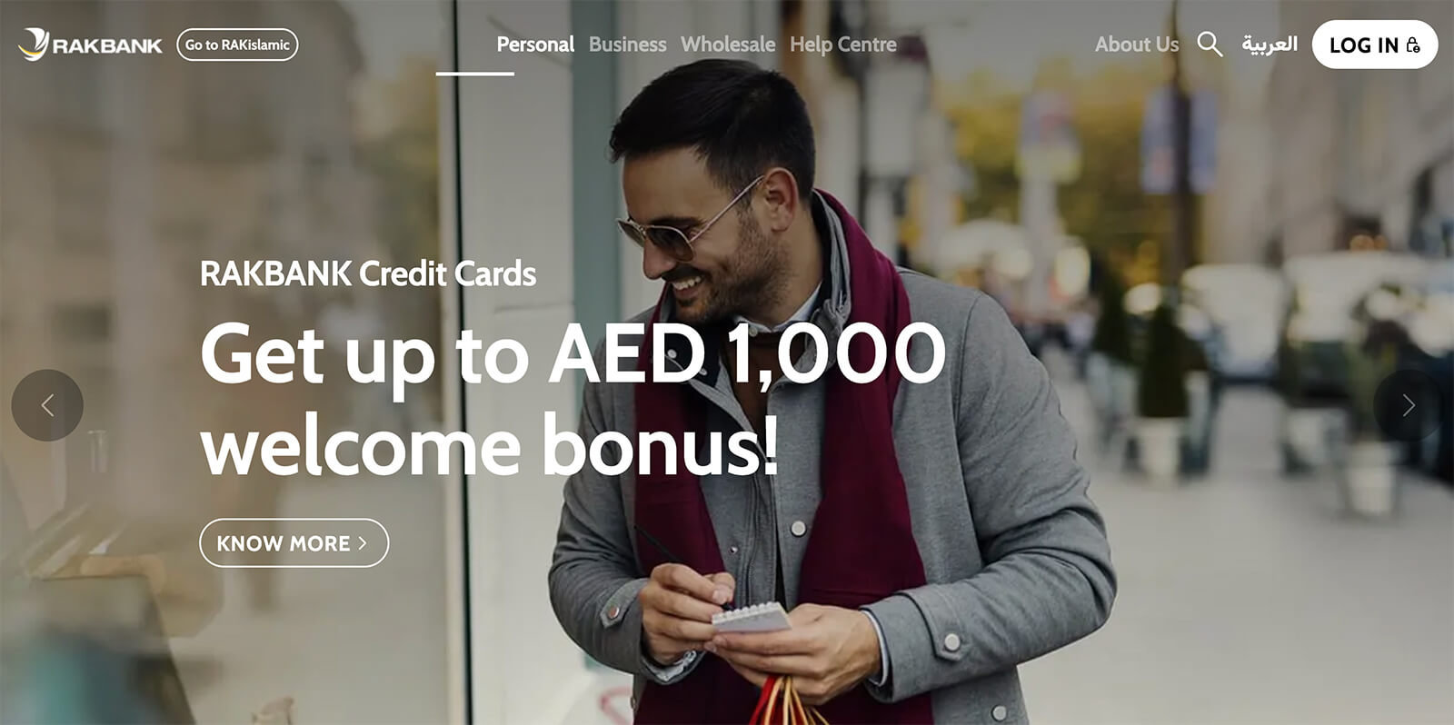 RAKBANK Website
