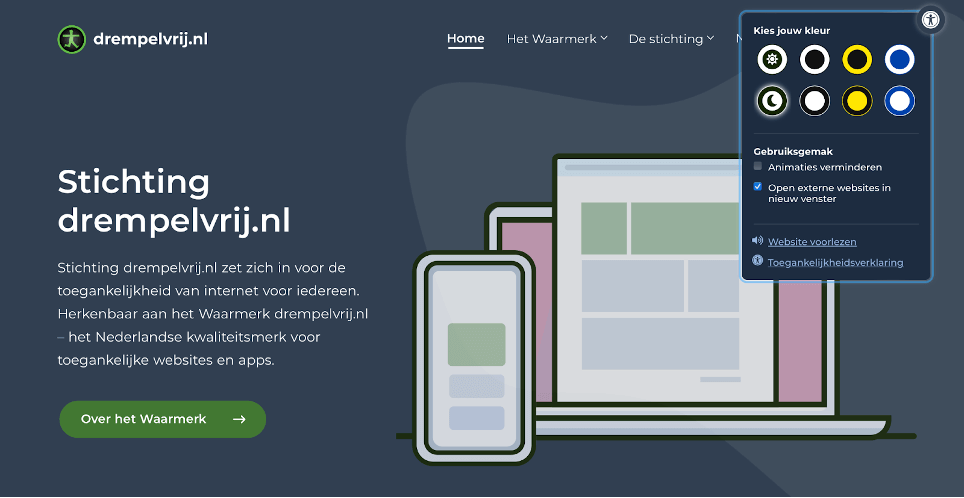 Ein Design wird als zugänglich eingestuft