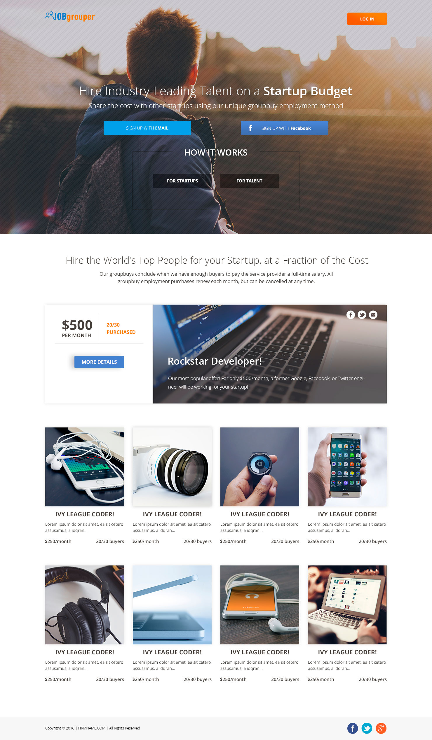 Jobgrouper startup - Job project - Web-development - Merehead Development