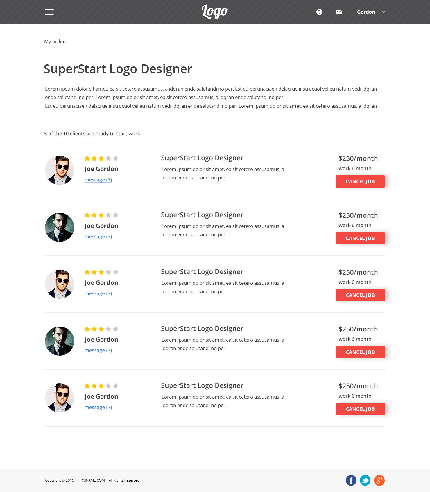 Jobgrouper startup - Job project - Web-development - Merehead Development