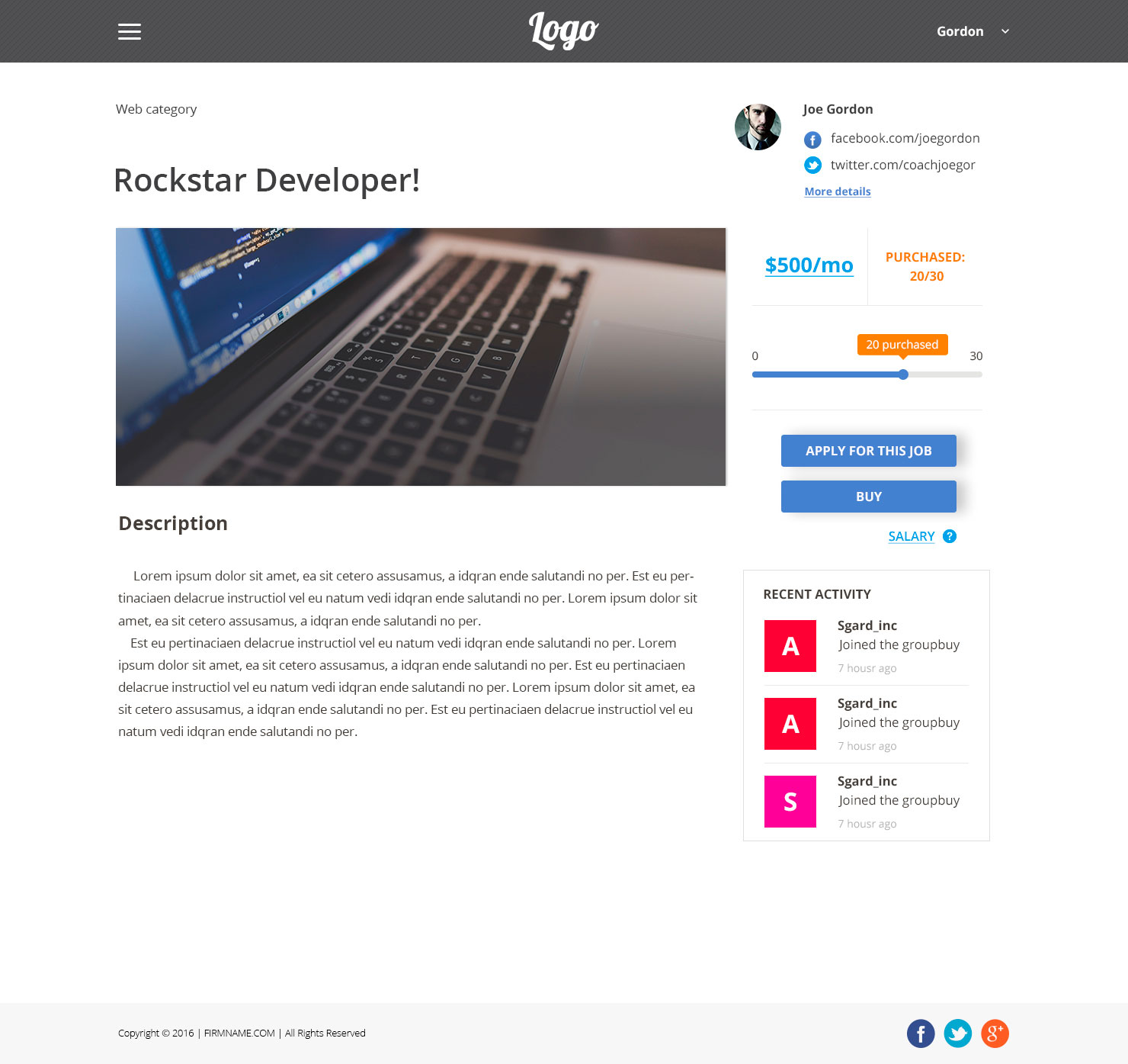Jobgrouper startup - Job project - Web-development - Merehead Development