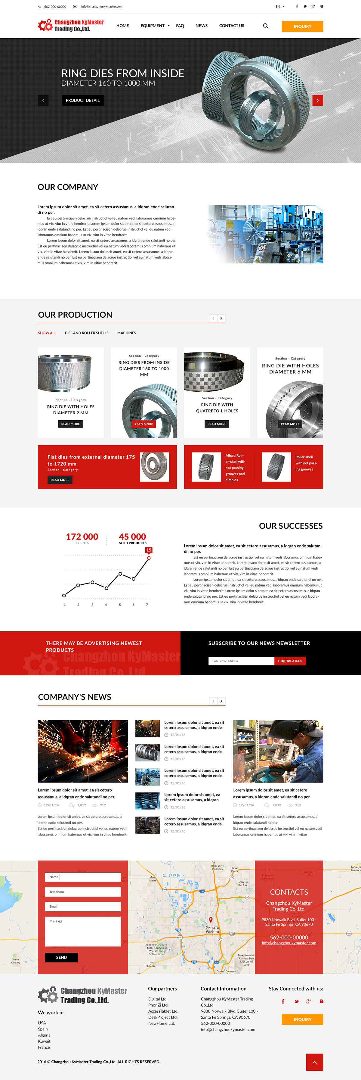 KyMaster - E-commerce project - Web-design - Merehead Development