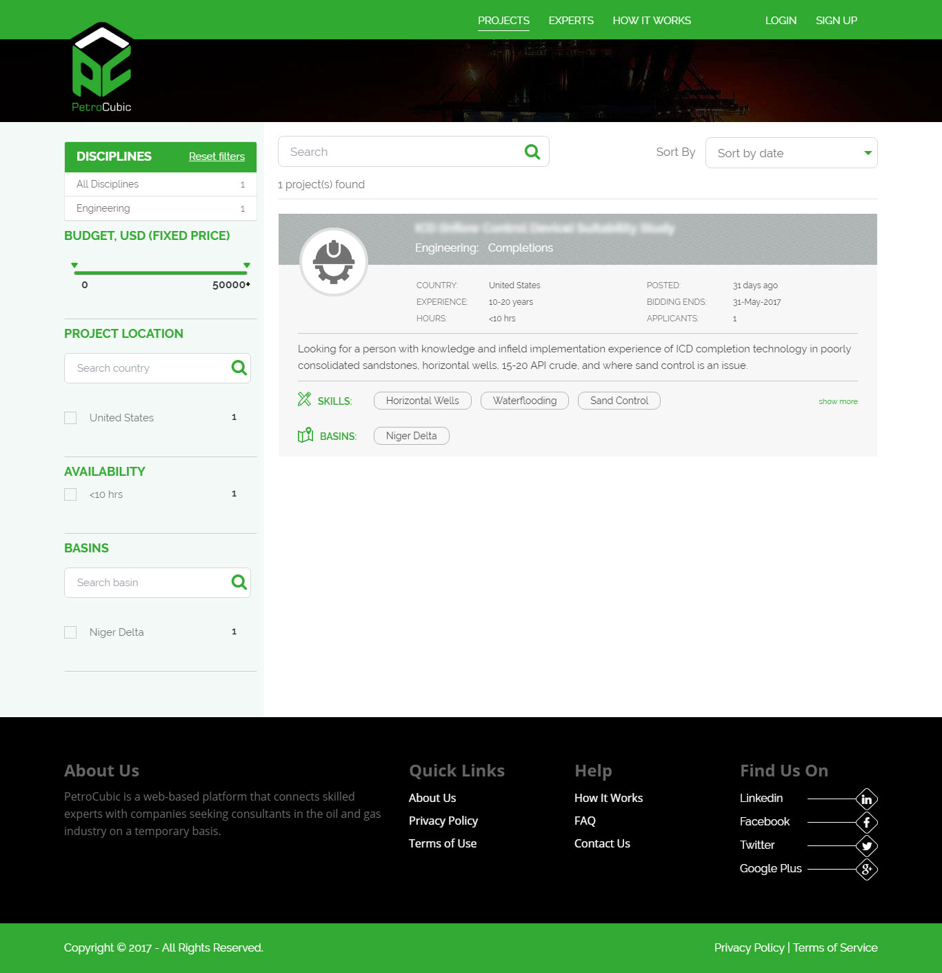 Petrocubic - Marketplace Website - Web-development - Merehead Development