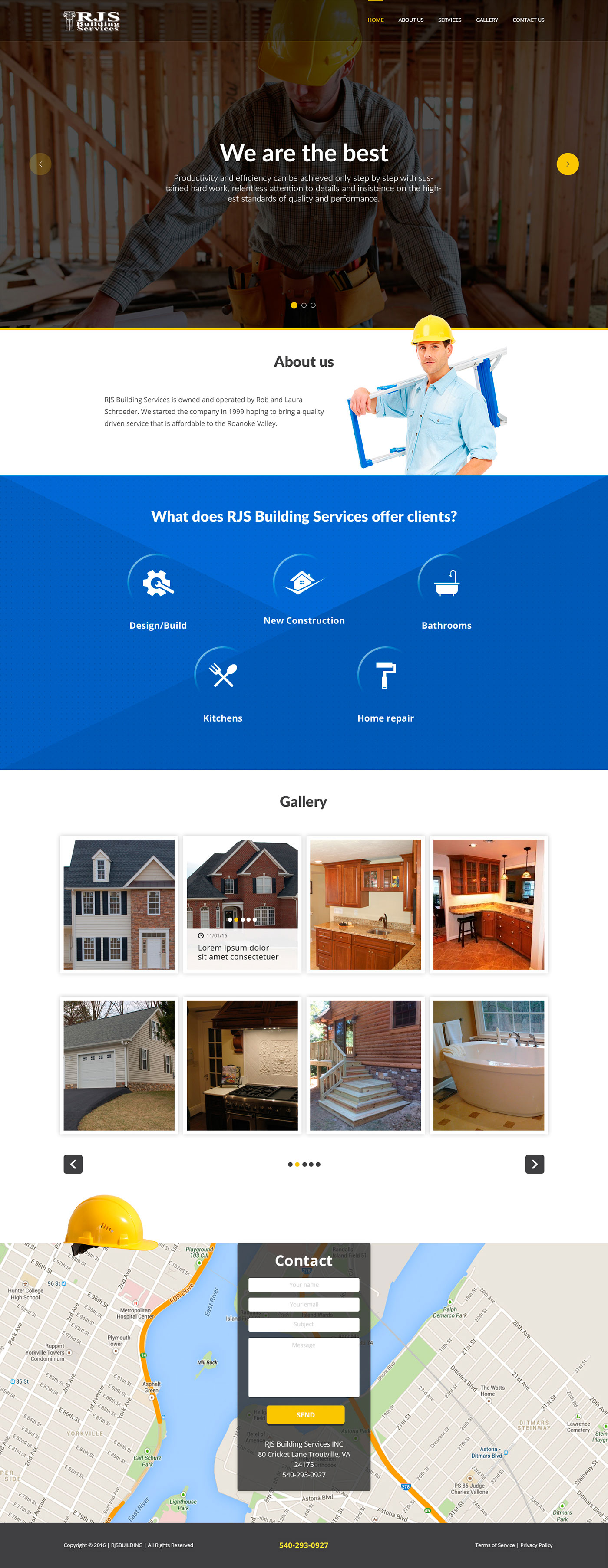 RJS - Company website - Web-design - Merehead Development