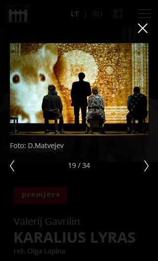 Website for theatre - Theatre - Web-development - Merehead Development