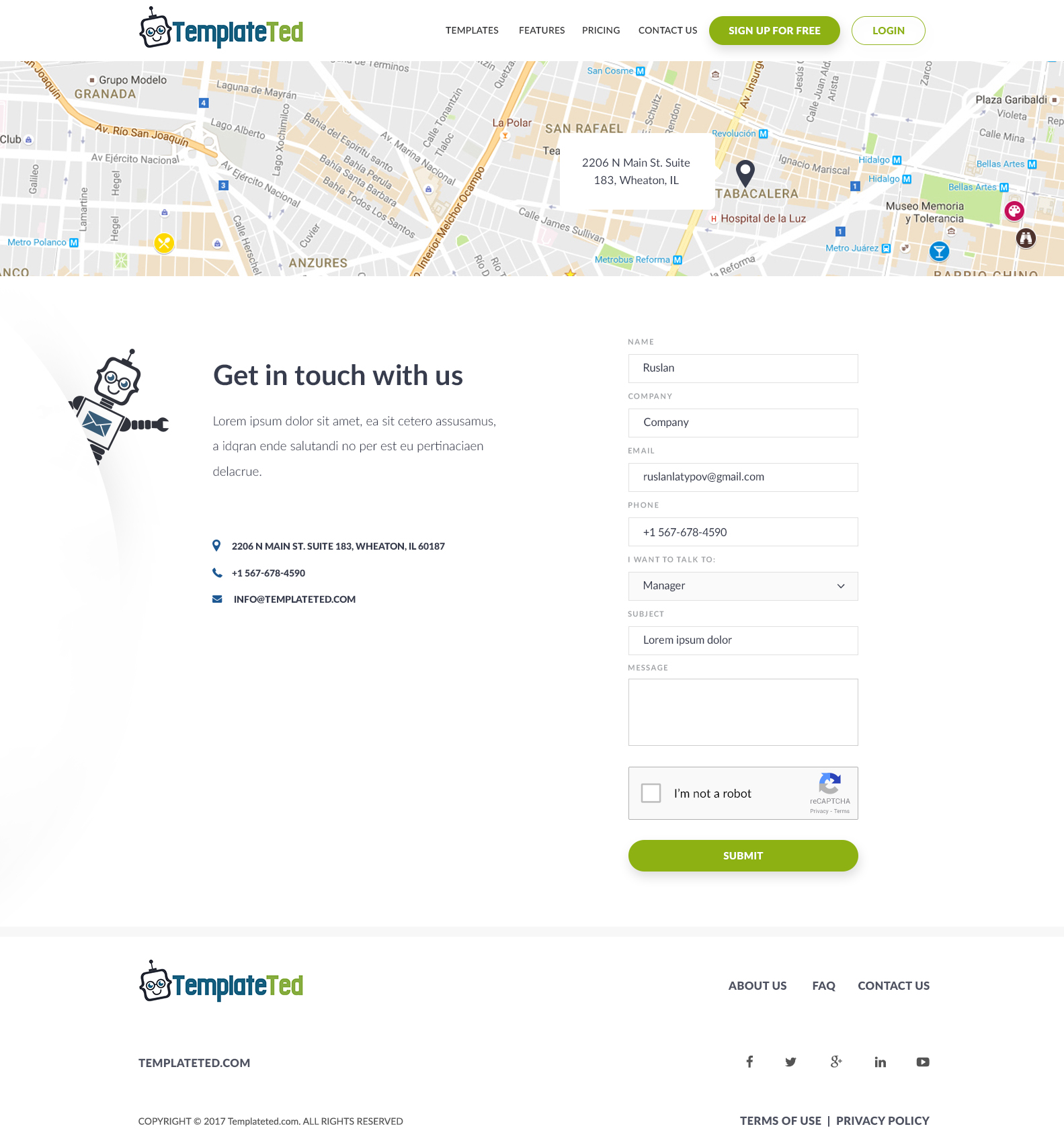 Designs for email templates service - SaaS project - Web-Design - Merehead Development