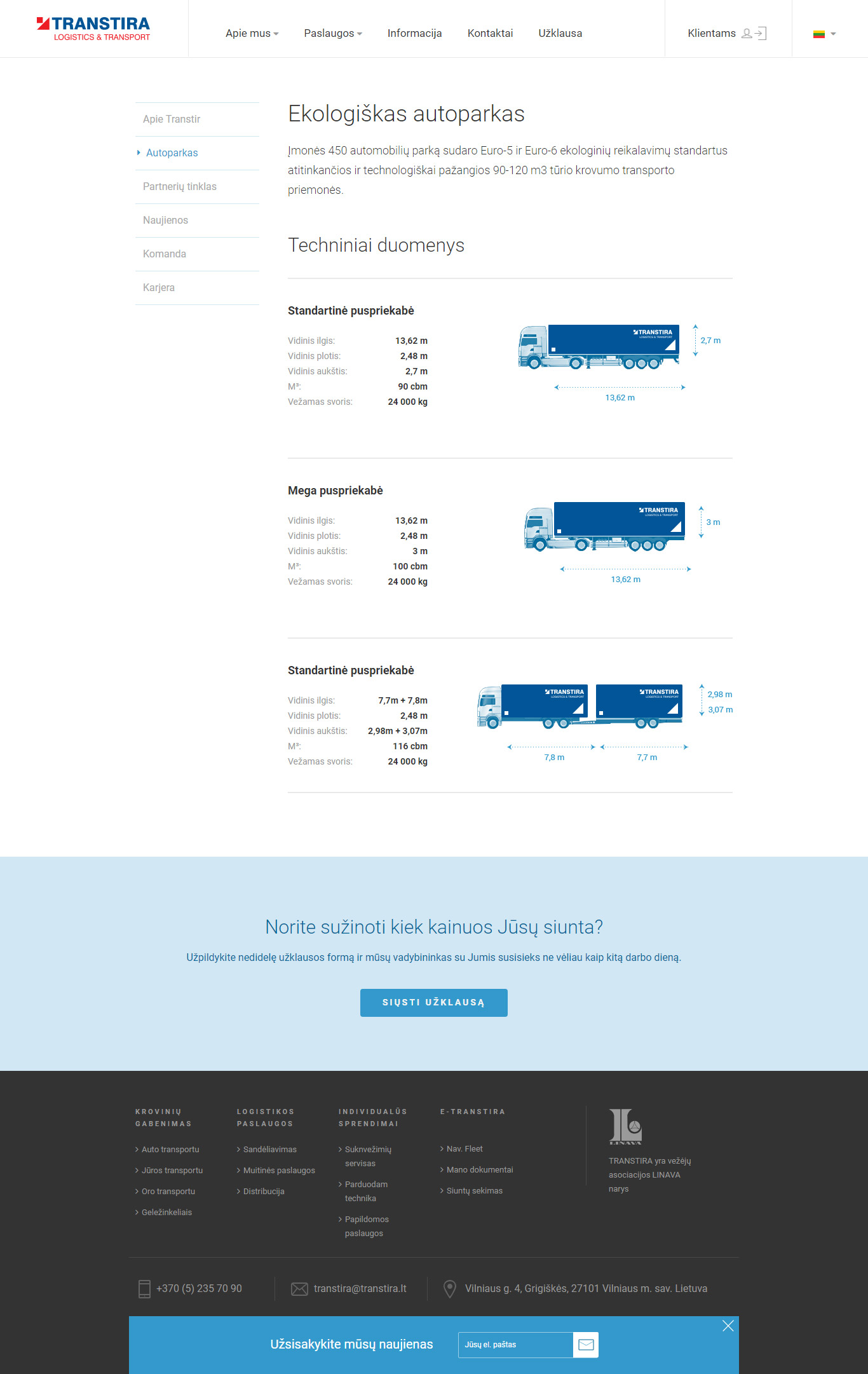 Logistic company - Freight & Logistics - Web-Design - Merehead Development