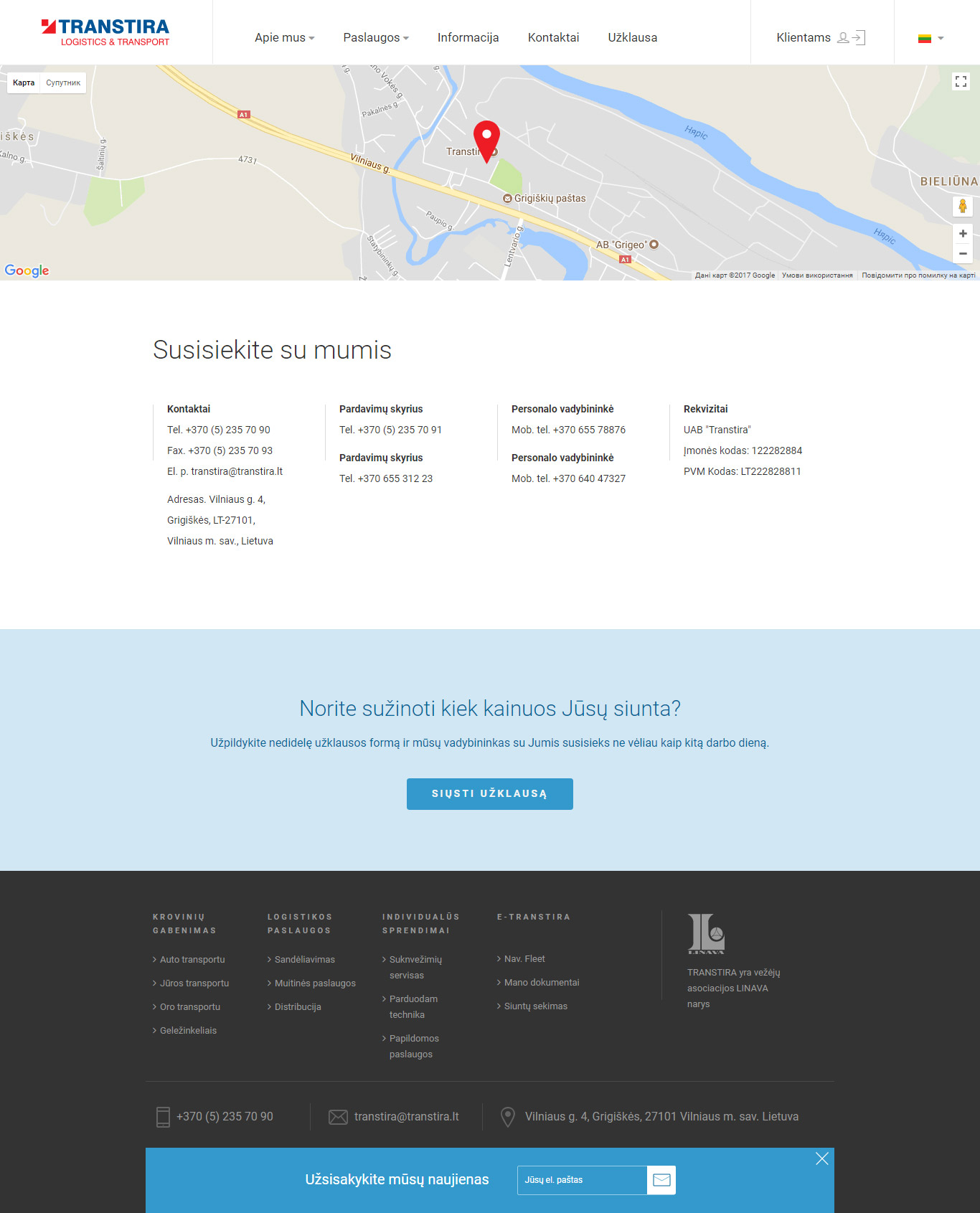 Logistic company - Freight & Logistics - Web-Design - Merehead Development