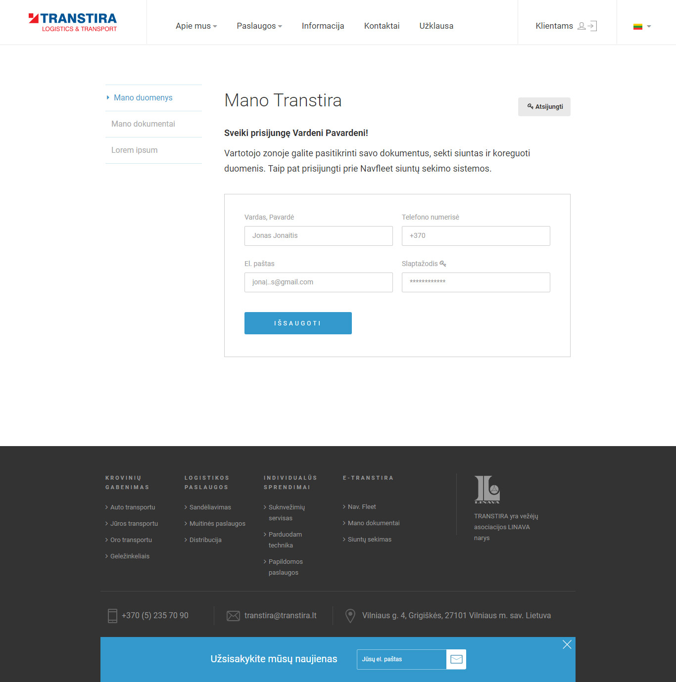 Logistic company - Freight & Logistics - Web-Design - Merehead Development