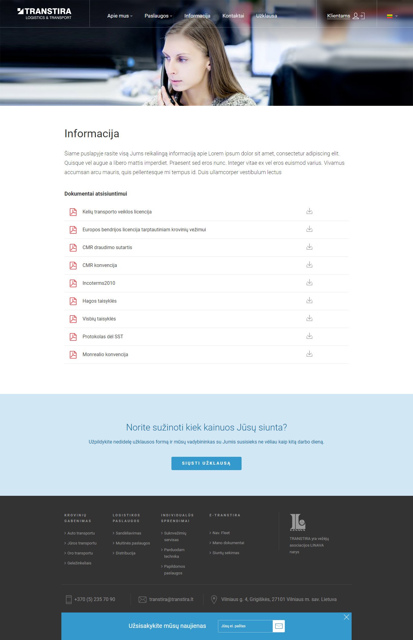 Logistic company - Freight & Logistics - Web-Design - Merehead Development