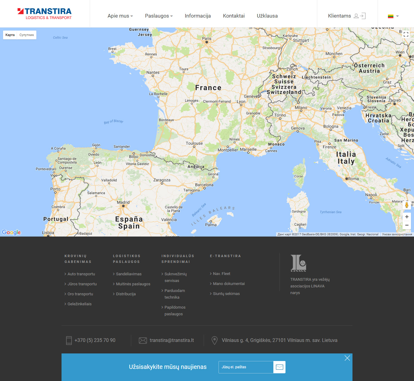 Logistic company - Freight & Logistics - Web-Design - Merehead Development