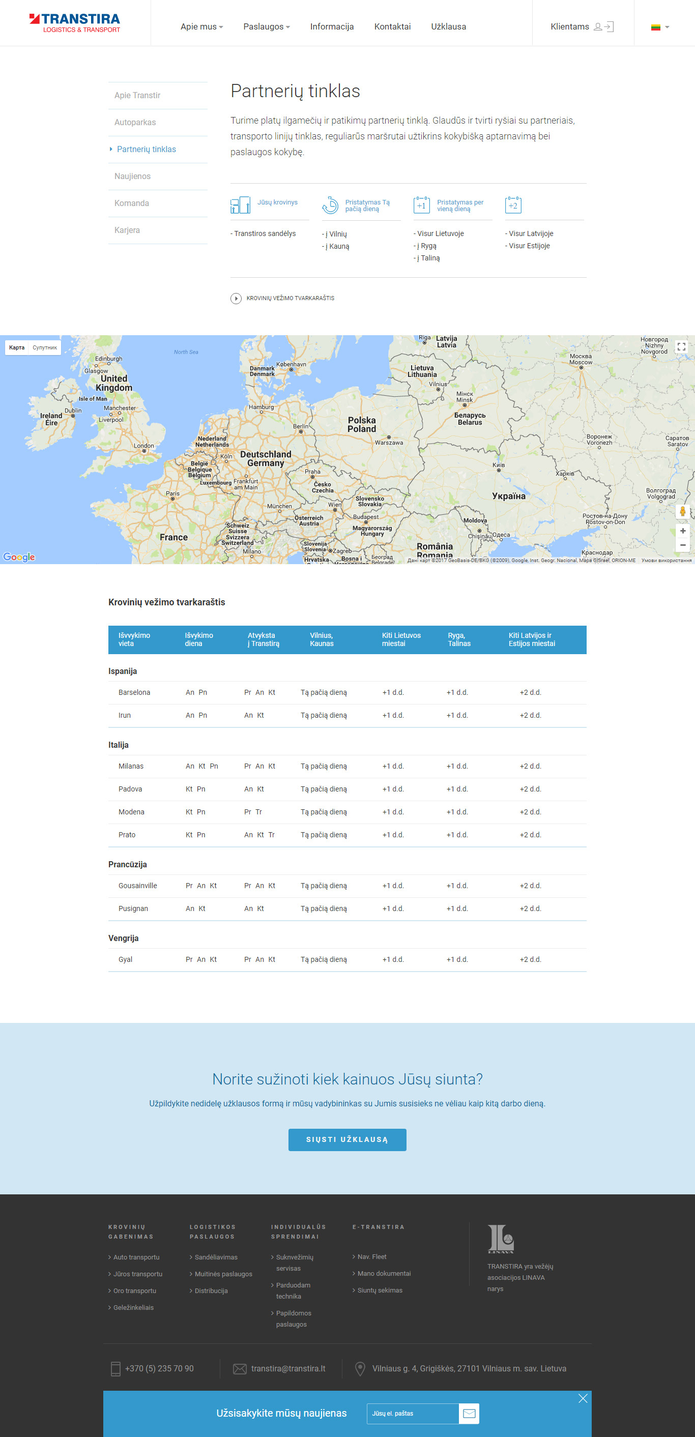 Logistic company - Freight & Logistics - Web-Design - Merehead Development