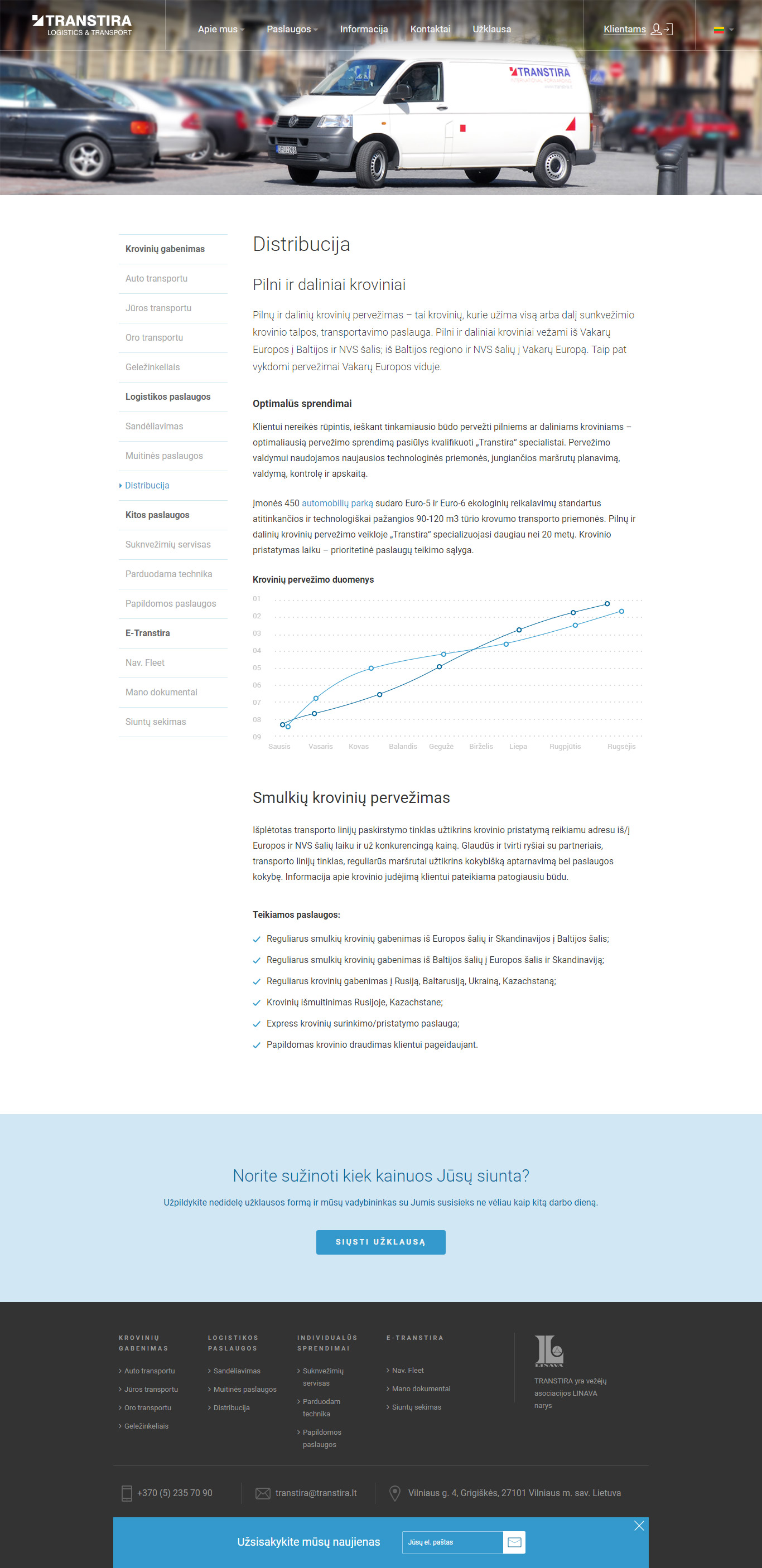 Logistic company - Freight & Logistics - Web-Design - Merehead Development