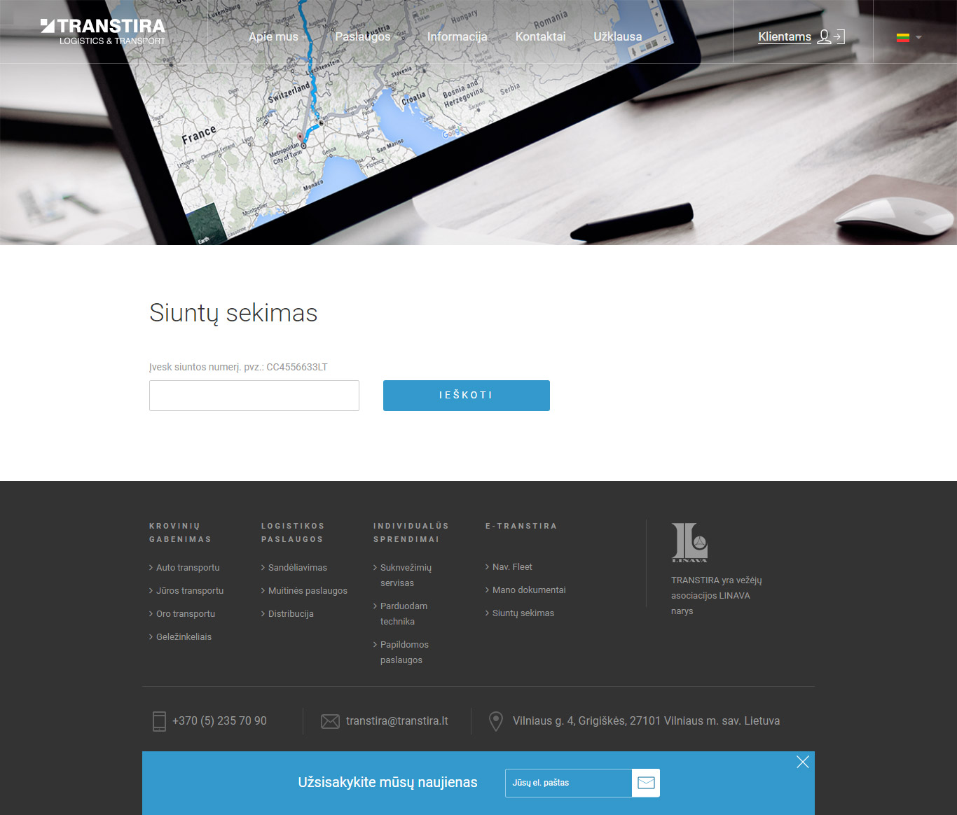 Logistic company - Freight & Logistics - Web-Design - Merehead Development