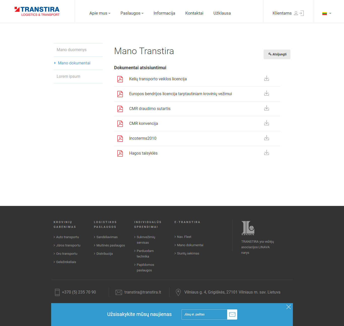Logistic company - Freight & Logistics - Web-Design - Merehead Development