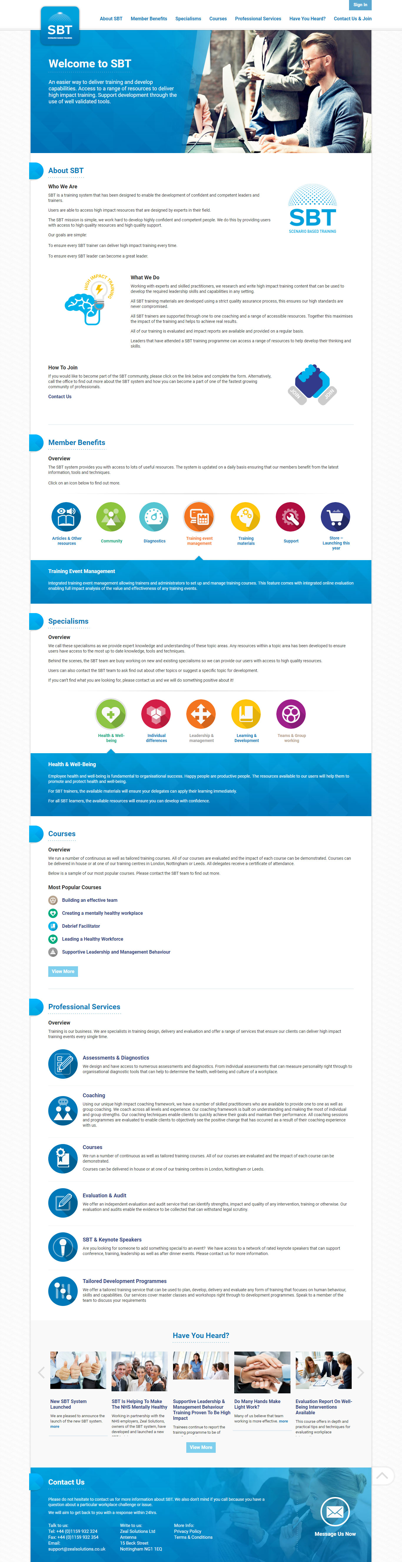 SBT - Education project - Web-development - Merehead Development