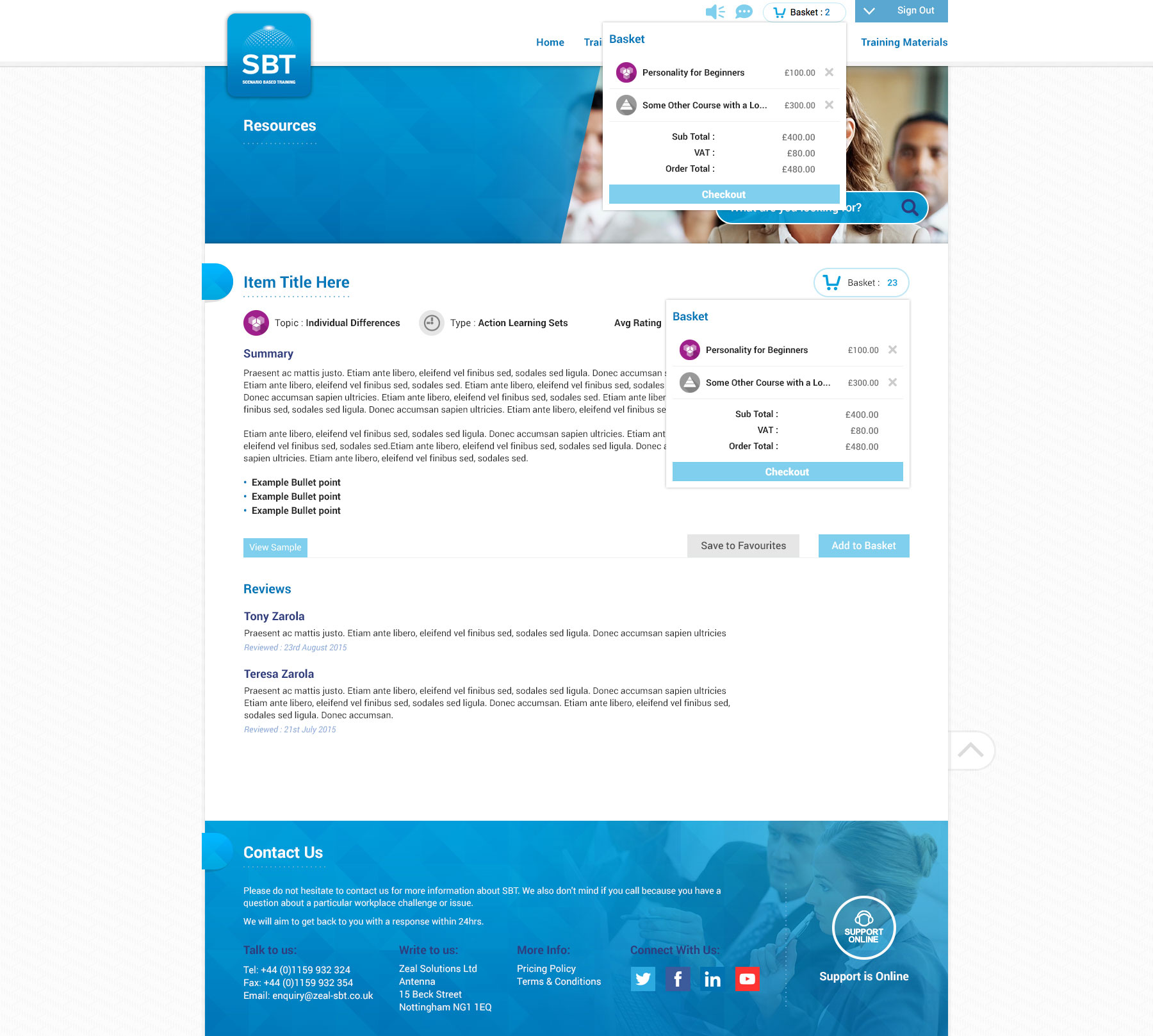 SBT - Education project - Web-development - Merehead Development