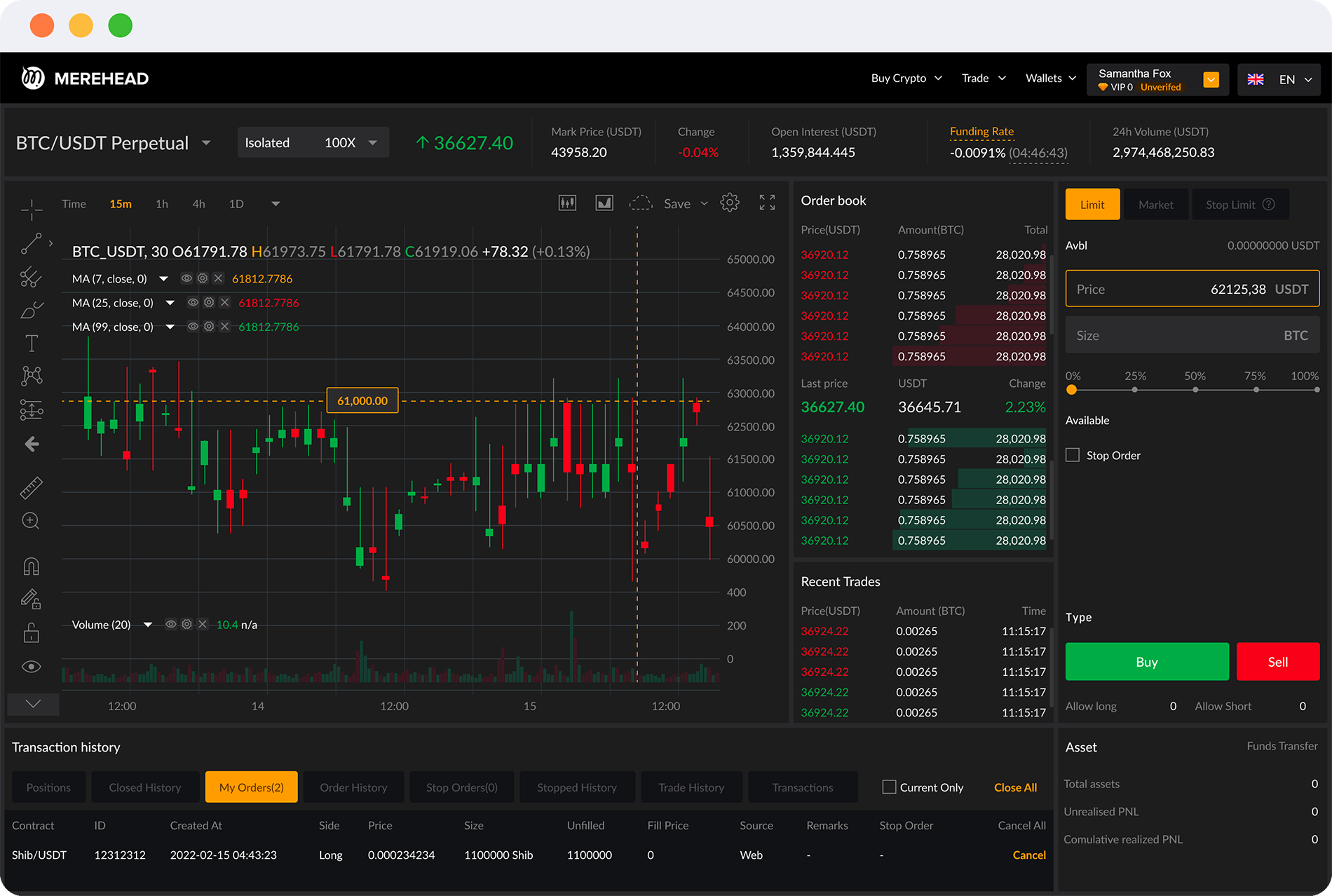 Launch Your Own Crypto Exchange — See the platform interface