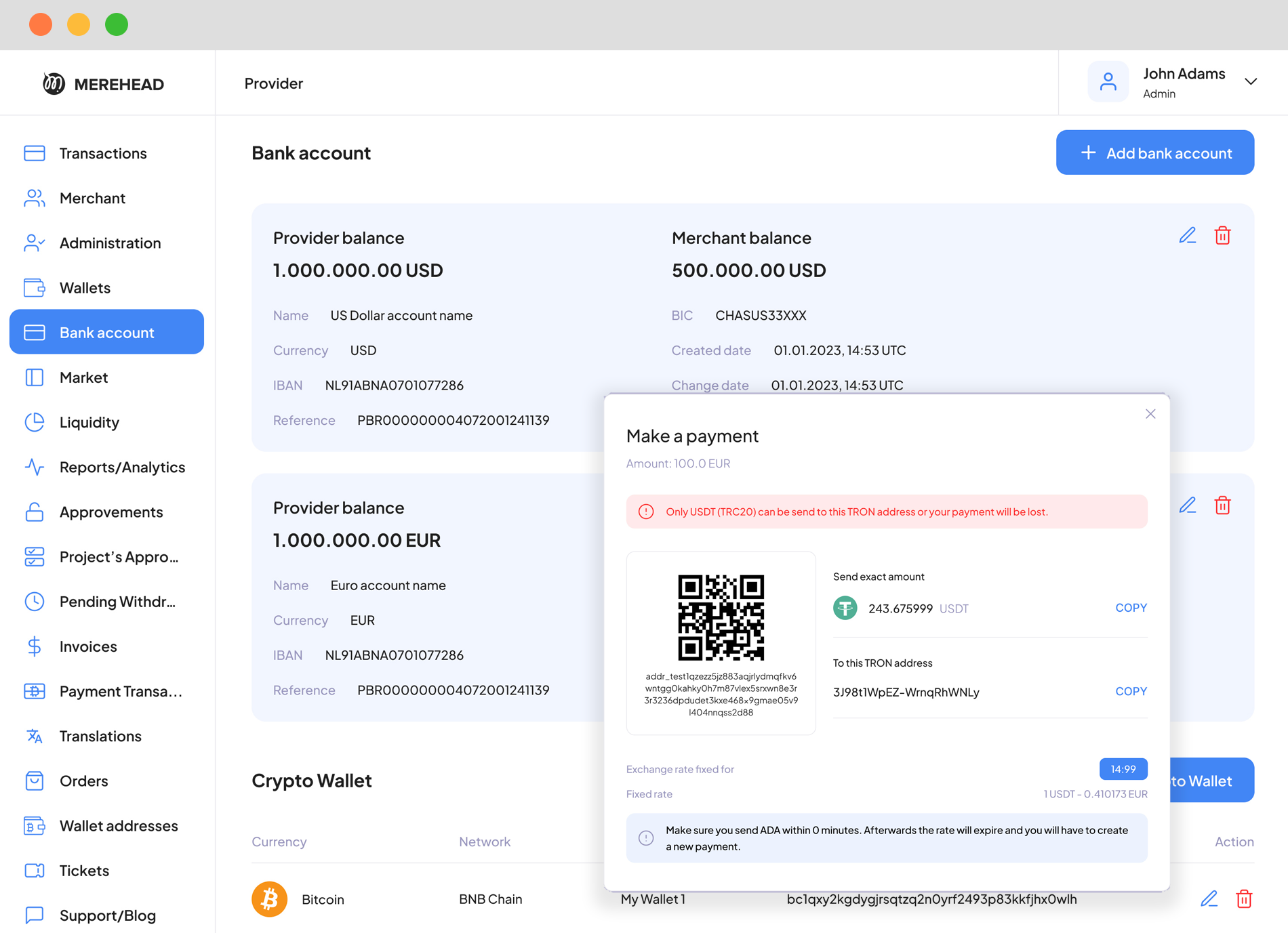 Best White Label Crypto Banking Platform — See the platform interface